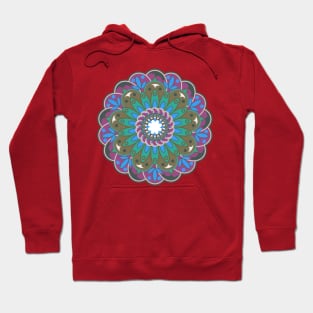 Mandala Flower Impressionist Pattern Art Colorful Paisley Hoodie